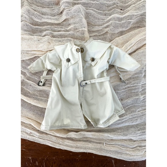 Vintage Ideal Shirley Temple 1950's raincoat 950-LST doll clothing tan vinyl - Picture 1 of 5